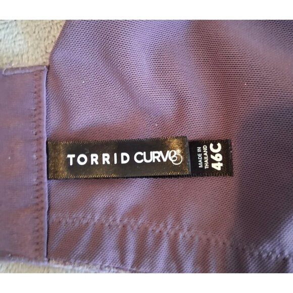 Torrid Curve women's Heather purple Bra Plus Size 46C Light pushup - Picture 4 of 4